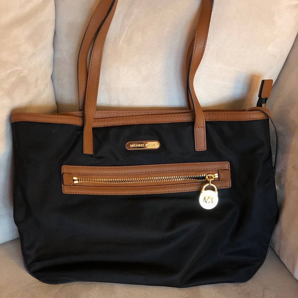 Michael Kors Leather Detail Black Handbag